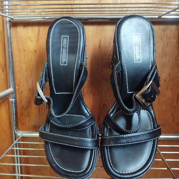Harley Davidson wedge sandals - Picture 4 of 8